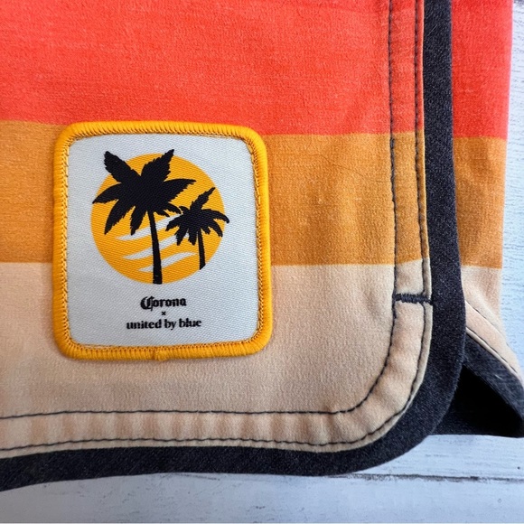 UBB x Corona Men Boardshorts 36 NWT 9" Inseam Recycled Eco-Friendly Swim Trunks - Picture 2 of 16
